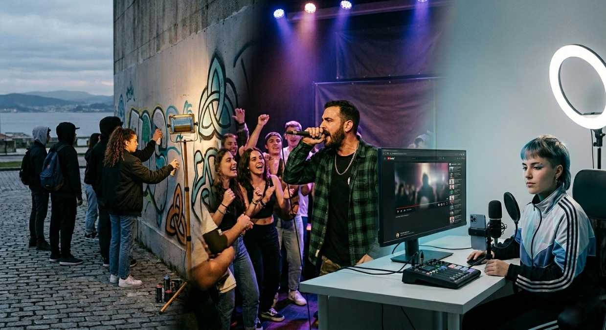 La evolución de la cultura urbana y del Hip Hop en Galicia.