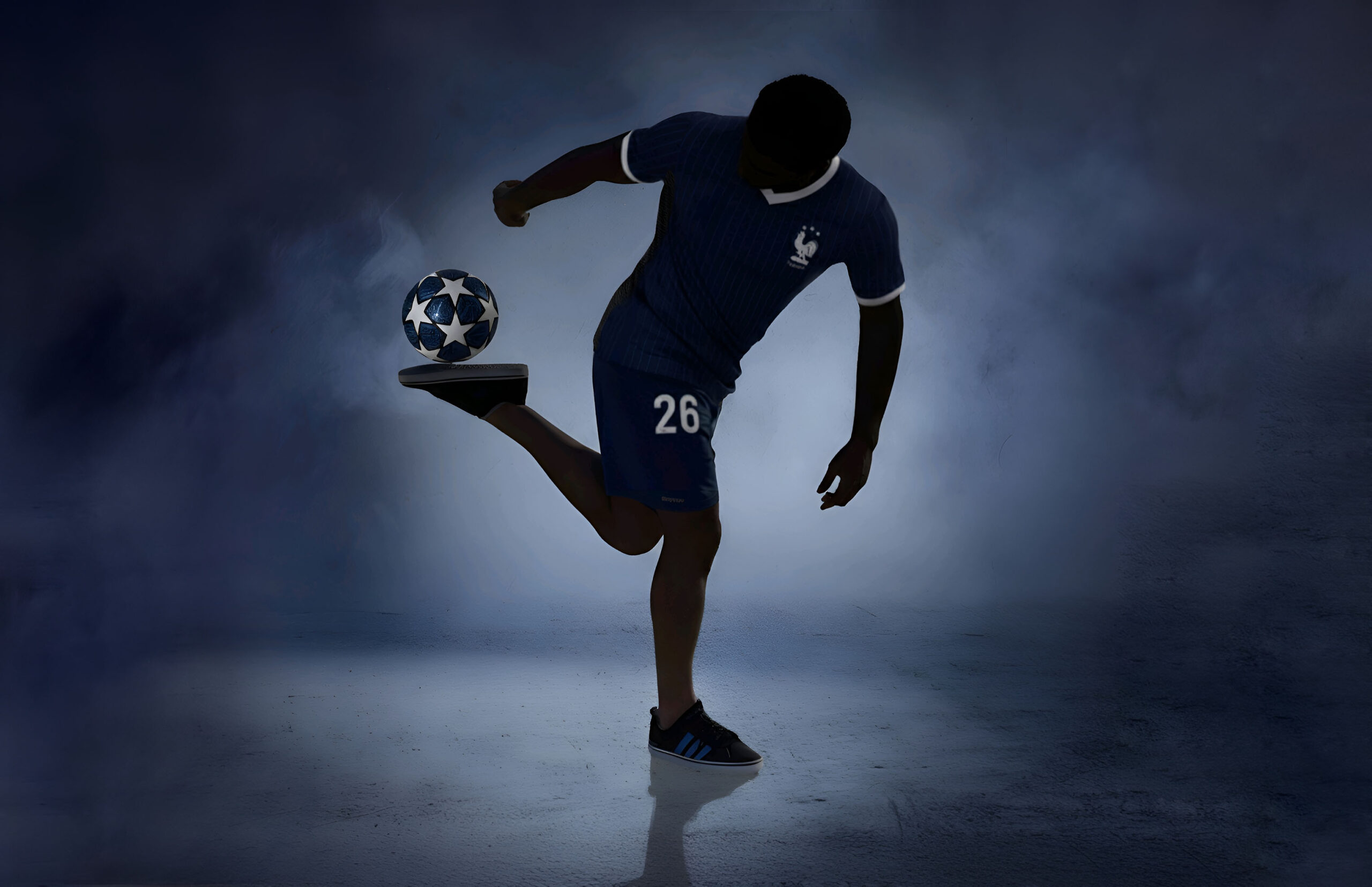 Urban street football background