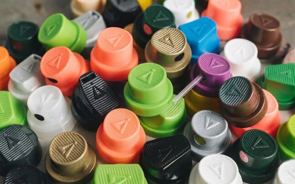 Tipos de boquillas para graffiti y su función